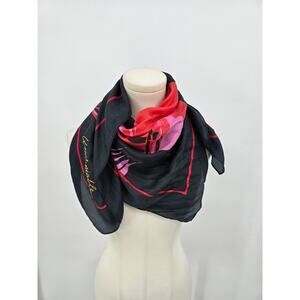 Avon Billie Dee Williams Glam Undeniable Abstract Art 100% Silk Scarf